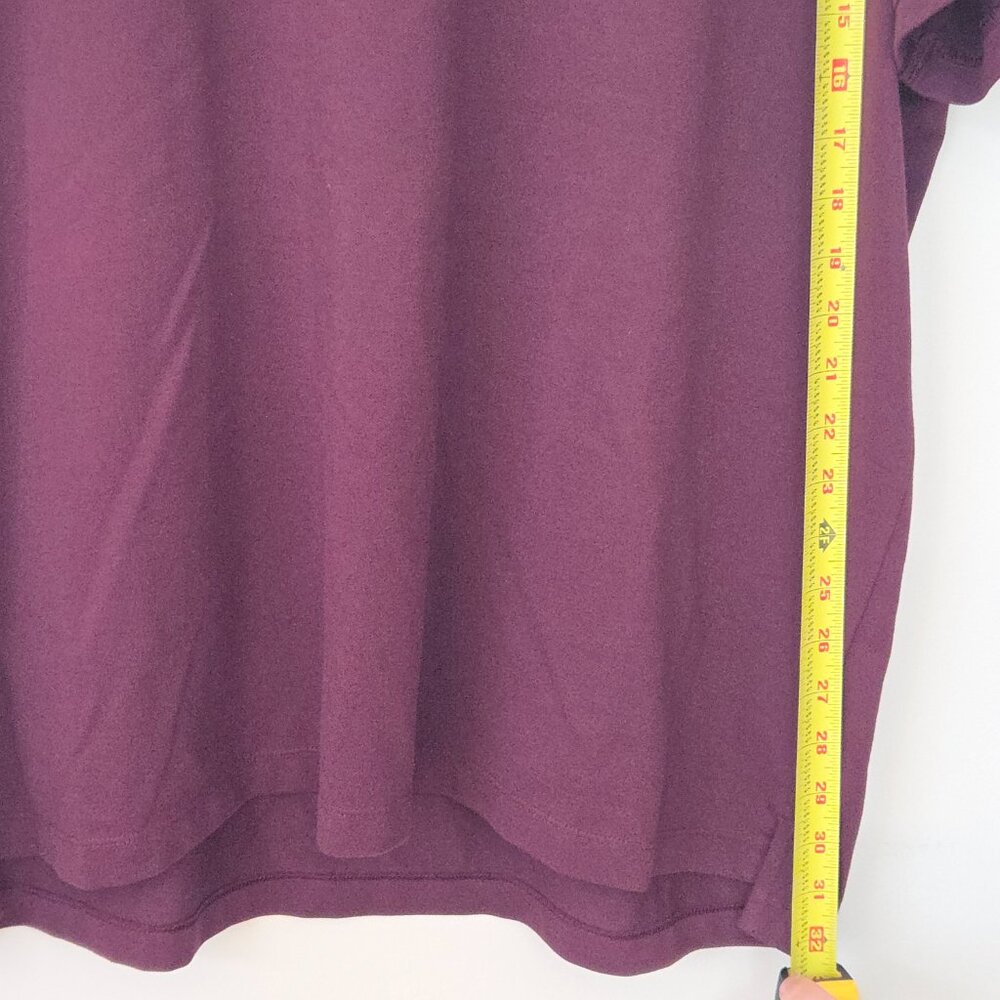 NWT VRST Men's XXL Burgundy Plum Golf Shirt a handsome, preppy shirt - Picture 5 of 6